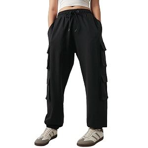 Bewakoof Womens Cotton Super Loose Fit JoggersBewakoof
