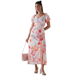 Bewakoof Womens Fit and Flare Ankle Length
