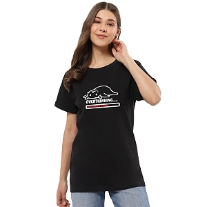 Bewakoof Womens Graphic Printed 100 Cotton T-Shirt