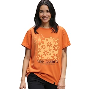 Bewakoof Womens Graphic Printed 100 Cotton T-Shirt