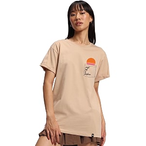bewakoof women39s my badass graphic printed 100 cotton t-shirt - boyfriend fit round neck half sleeve