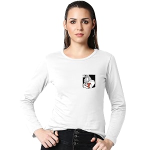 Bewakoof Womens Printed Regular Fit T-Shirt