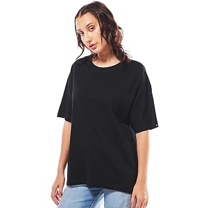 Bewakoof Womens Solid 100 Cotton T-Shirt -