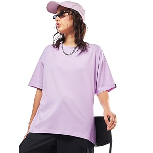 Bewakoof Womens Solid 100 Cotton T-Shirt -