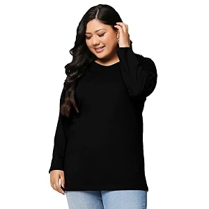 Bewakoof Womens Solid 100 Cotton Plus Size