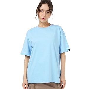 Bewakoof Womens Solid Oversized Fit Half Sleeve