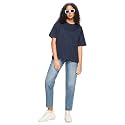 Bewakoof Women39s Solid Oversized Fit Half Sleeve
