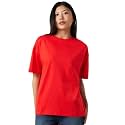 Bewakoof Women's Solid Oversized Fit Half Sleeve Round Neck Cotton Jersey T-Shirt