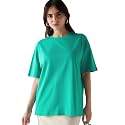 Bewakoof Women39s Solid Oversized Fit Half Sleeve