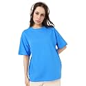 Bewakoof Women39s Solid Oversized Fit Half Sleeve