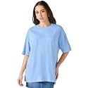 Bewakoof Women39s Solid Oversized Fit Half Sleeve