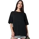 Bewakoof Women39s Solid Oversized Fit Half Sleeve