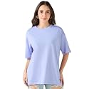 Bewakoof Women39s Solid Oversized Fit Half Sleeve