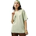 Bewakoof Women39s Solid Oversized Fit Half Sleeve