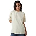 Bewakoof Women39s Solid Oversized Fit Half Sleeve