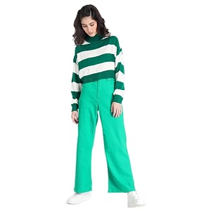 Bewakoof Womens Acrylic Oversized Fit High Neck