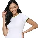 Bewakoof Women Plain Solid Half Sleeve Round Neck T-Shirt