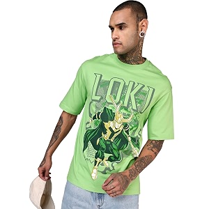 Bewakoof X Marvel Loki Mens Cotton Graphic