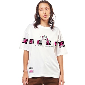 Bewakoof X Squid Game Womens Cotton Jersey