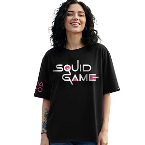 Bewakoof X Squid Game Womens Cotton Jersey