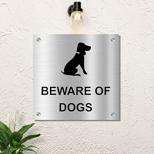 Beware of Dogs Sign Board Warning Sign