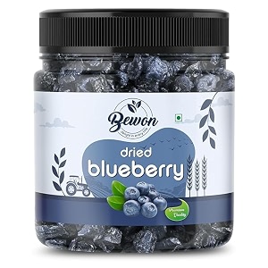 bewon organic dried blueberries without sugar  whole amp naturally sweet  high in antioxidants amp fiber  healthy snack  blueberry dried superfood  premium dry fruit 800g