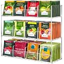 BEYGORM Acrylic Tea Bag Organizer for 216 Tea Packets