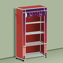 BEYKURY 4 Tier Foldable Shoe Rack – Space Saver, Universal for Entry, Bedroom & Balcony Plastic Shoe Stand