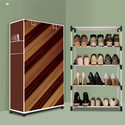 BEYKURY 4 Tier Foldable Shoe Rack – Space Saver, Universal for Entry, Bedroom & Balcony Plastic Shoe Stand