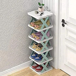 beykury b-5 layer shoe rack x design lightweight foldable shoe cabinet storage for home plastic shoe stand