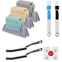 7Pcs Sliding Window Groove Cleaning Brush | Crevice Cleaner Tools | Quickly Clean All Window Slides and Gaps | Bathroom Gap Cleaning Brush,Dead Corner Multifuctional Brushes