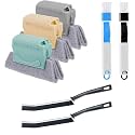 BEYOND BASIC 7 PCS Sliding Window Groove Cleaning Brush, Window Slot Door Track Gap Dust Cleaning Brush (7 Cleaning Combo)