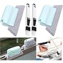 Combo of Window Groove Frame Cleaning Brush Door Track Cleaning Brushes for Window Slot Keyboard with Mini Dustpan Dust Cleaner Tool for All Corners