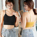 BEYONDIMAGINE Women Cami Bra Lightly Padded Bra
