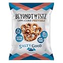 BeyondTwistz® Protein Pretzels, Low Carb Pretzels, Salty Good, 18g Protein, 2g Net Carbs, Keto Friendly, Powered By HealthSense® High Fiber Wheat Flour, 6 oz Bag, Pack of 3