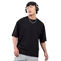 Beyoung Looper Solid Oversized Tshirt for Men