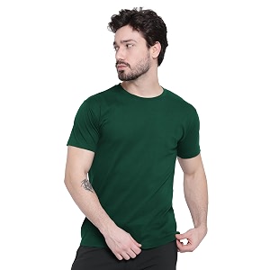BEYOUNG Cotton Regular Fit Plain T-Shirt for