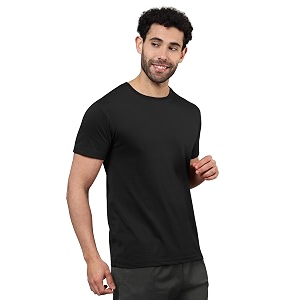 BEYOUNG Cotton Regular Fit Plain T-Shirt for
