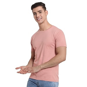 BEYOUNG Cotton Regular Fit Plain T-Shirt for