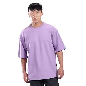 Beyoung Looper Solid Oversized Tshirt for Men