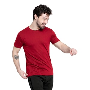 BEYOUNG Cotton Regular Fit Plain T-Shirt for
