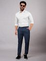 BEYOUNG Regular Fit Men Blue Trousers