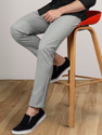 BEYOUNG Regular Fit Men Grey Trousers