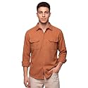 Beyoung Solid Recycled Flannel Shirt for Men