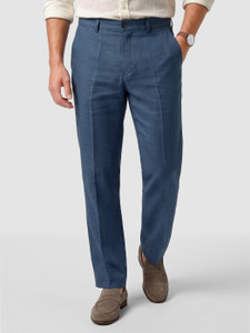 BEYOUNG Straight Fit Men Blue Trousers