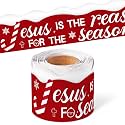 BeYumi Christmas Jesus Border Trim - 65ft Christian Rolled Border Trim
