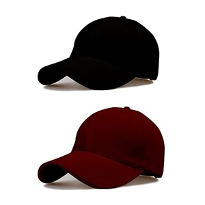 single and combo plain soft cotton adjustable unisex cap quick drying sun hat protection for summers outdoor activites sports baseball hat for men and women freesize