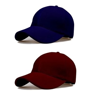 single and combo plain soft cotton adjustable unisex cap quick drying sun hat protection for summers outdoor activites sports baseball hat for men and women freesize