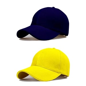 single and combo plain soft cotton adjustable unisex cap quick drying sun hat protection for summers outdoor activites sports baseball hat for men and women freesize