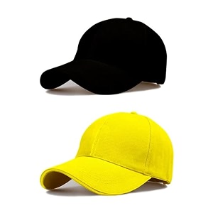 single and combo plain soft cotton adjustable unisex cap quick drying sun hat protection for summers outdoor activites sports baseball hat for men and women freesize